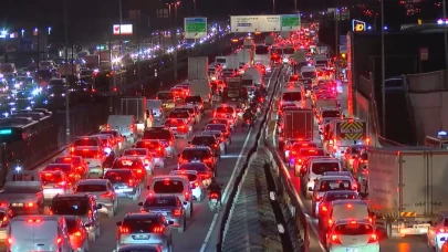 İstanbul’da akşam trafiği kilitlendi: Yoğunluk yüzde 89’a çıktı