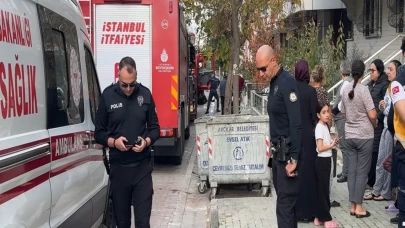 Ocak unutulan yemek yangına neden oldu! Aileyi ölümden komşuları kurtardı