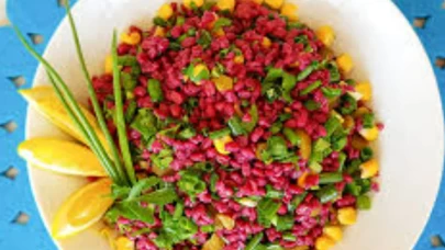Bulgurla yapılan en farklı salata