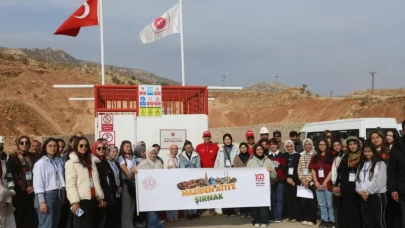 Lise öğrencileri Gabar'da ağırlandı