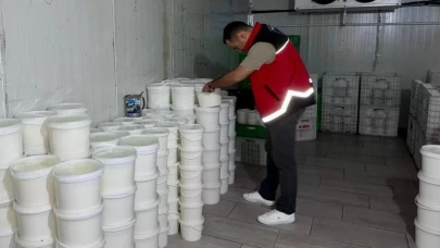Hatay'da etiketsiz 2,3 ton süt ürünü imha edildi