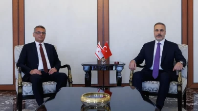 Bakan Fidan, KKTC Cumhurbaşkanı Erhürman ile Ankara’da görüştü