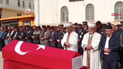 Adıyaman’da hayatını kaybeden polis memuru Talip Mermer son yolculuğuna uğurlandı