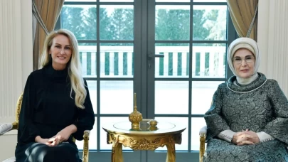 Emine Erdoğan, KKTC Cumhurbaşkanı'nın eşi Nilden Bektaş Erhürman’ı ağırladı