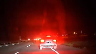 Sosyal medyayı sallayan görüntüler! Korku dolu anlar saniye saniye kameraya yansıdı