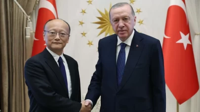 Cumhurbaşkanı Erdoğan, Asya Kalkınma Bankası Başkanı Kanda'yı kabul etti
