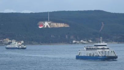 Bozcaada ve Gökçeada feribot seferleri fırtına nedeniyle iptal edildi