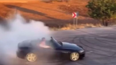 Drift sevdası pahalıya patladı!