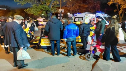 Çankaya'da scooter kazası!