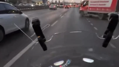 Kartal D-100’de kamyonetin yasak giriş manevrası faciayı kıl payı önledi