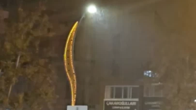 Elazığ’da meteoroloji uyarısının ardından sağanak yağış etkili oldu