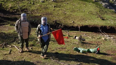 Süleymaniye’de sel felaketi mayınları ortaya çıkardı!