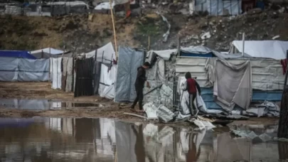 Kutup kökenli Byron fırtınası Gazze’yi vurdu