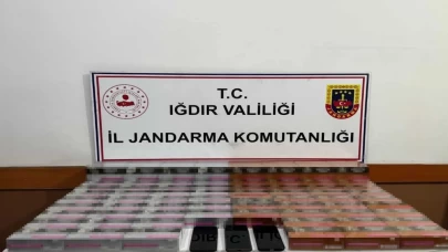 Iğdır’da yol kontrolünde binlerce  elektronik sigara yakalandı