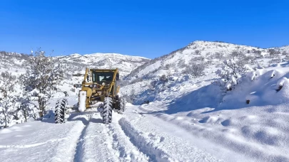 Bingöl’de kar yağışı etkisini artırdı: 96 köy yolu ulaşıma kapandı