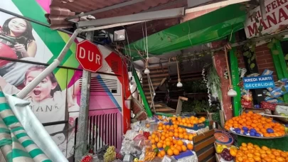 Öğrenci otobüsü manava daldı