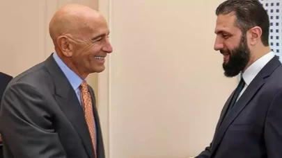 Suriye Cumhurbaşkanı Ahmed Şara, ABD Temsilcisi Tom Barrack ile görüştü