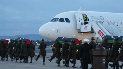 Ankara’daki uçak faciasında hayatını kaybeden Libyalı askerlere son görev