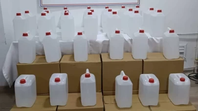 Kocaeli'de 380 litre etil alkol ele geçirildi