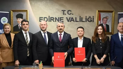 Edirne OSB'de Çinli firmanın yatırımında 1660 kişi istihdam edilecek
