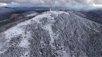 Samsun'un Dürtmen Dağı beyaza büründü