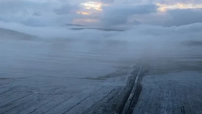 Ardahan’da mevsimin ilk karı yağdı