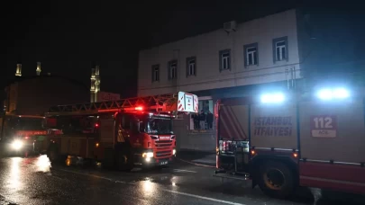 Arnavutköy'de fabrika yangını