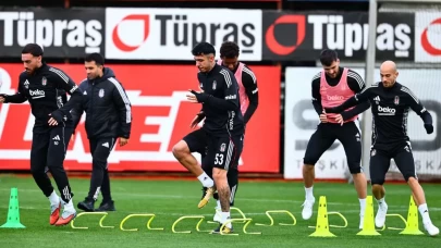 Beşiktaş, Trabzonspor deplasmanı hazırlıklarını sürdürdü