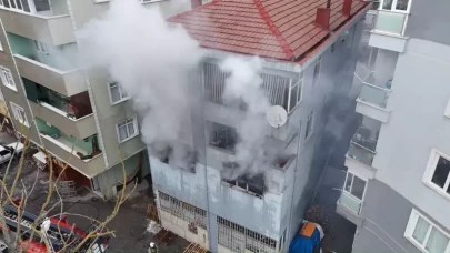 Mobilya atölyesi alevlere teslim oldu