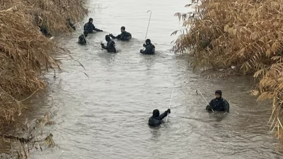 Sulama kanalında arama devam ediyor