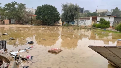 Kerkük’te şiddetli yağış sel getirdi