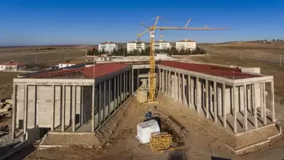 Devlet Bahçeli'nin hibe ettiği arsadaki külliye yükseliyor