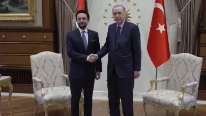 Cumhurbaşkanı Erdoğan, Ürdün veliaht prensi Hüseyin Bin Abdullah’ı kabul etti