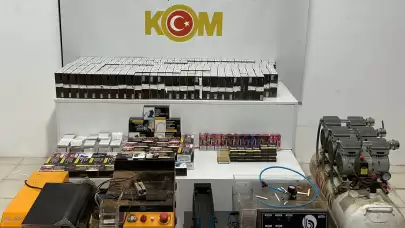 Samsun'da kaçak tütün operasyonu: 2 gözaltı