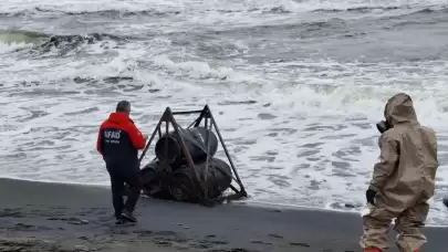 Ordu'da denizde bulunan 7 varil incelemeye alındı