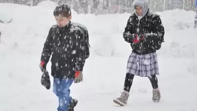 Yalova'da eğitime kar engeli