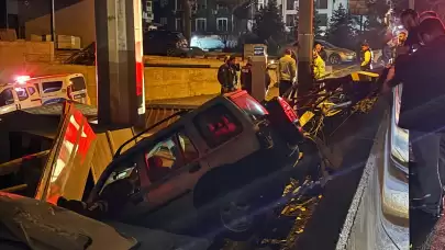 Ordu'da kontrolden çıkan cip elektrik panosuna çarptı: 2 yaralı