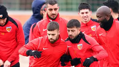 Kayserispor, Eyüpspor maçı için hazırlıklarını sürdürüyor