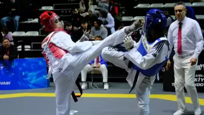 Milli sporculardan Uluslararası Tekvando Turnuvası'nda 33 madalya