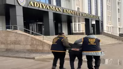 Adıyaman'da kaçak durumda olan mahkum polis tarafından yakalandı