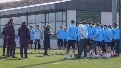 Trabzonspor, Beşiktaş maçı için hazırlıklara başladı