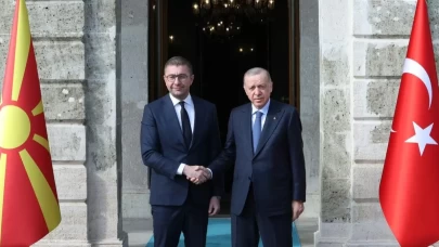 Cumhurbaşkanı Erdoğan, Mickoski'yi kabul etti