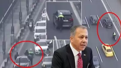 Bakan Yerlikaya köprüdeki olay hakkında açıklama yaptı, polisi tebrik etti