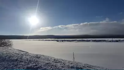 Erzurum Şenkaya'da kar fırtınası: İlçe beyaza büründü