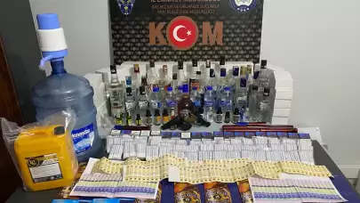 Kütahya'da sahte içki operasyonu: 2 tutuklama