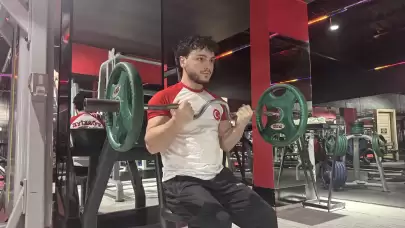 Bileği bükülmeyen milli sporcunun hedefi Avrupa Şampiyonası