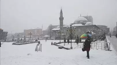 Bayburt, Erzincan ve Erzurum için kuvvetli kar yağışı uyarısı!