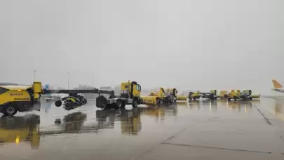 Sabiha Gökçen Havalimanı'nda uçuş trafiği aksadı