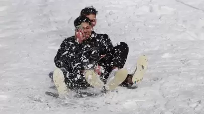 Rize'de "Kardan Adam Kış Festivali" düzenlendi