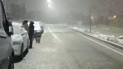 Gaziantep'te kar yağışı başladı